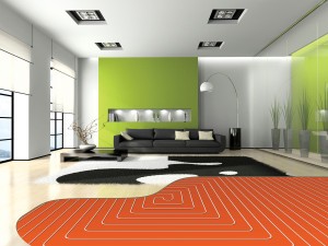 Podlahové vytápění - litá podlaha - anhydrit
